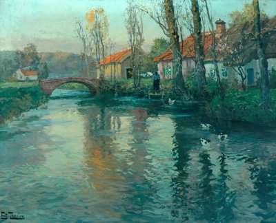 Il fiume da Frits Thaulow